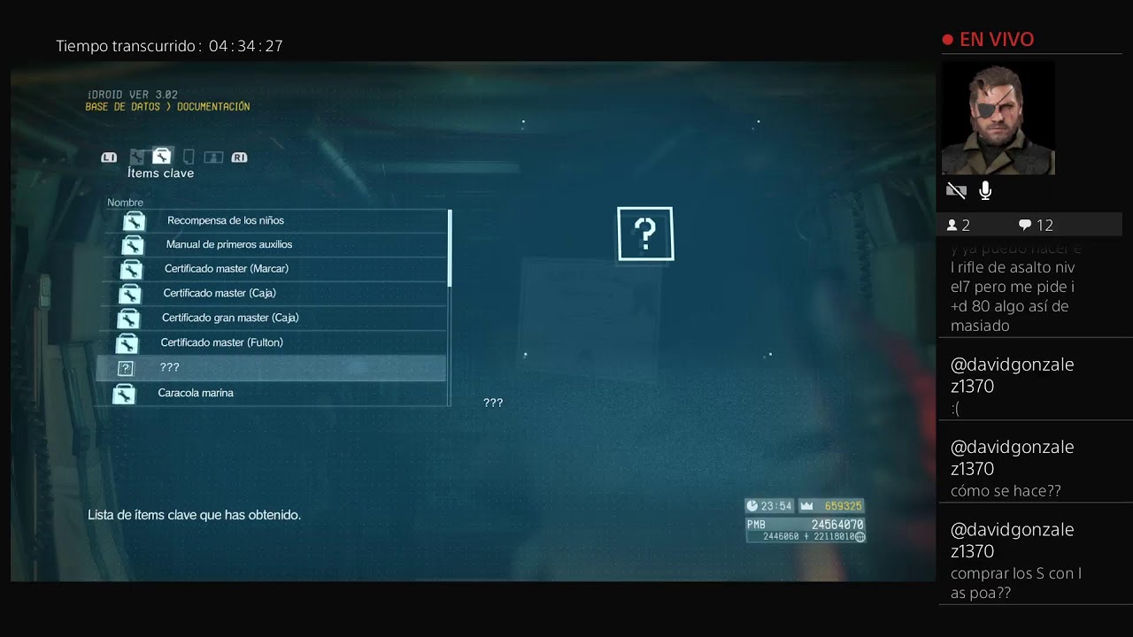 Hacia el 100% MGSV dia 11