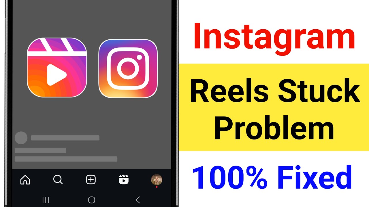 How to Fix Instagram Reels Stuck Problem 2025 || Instagram Reels Not Working Problem Solve