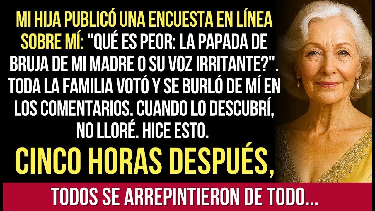 Mi Hija Se Burló De Mí En Internet: “¿Qué Es Más Feo, Su Cara O Su Voz?”...