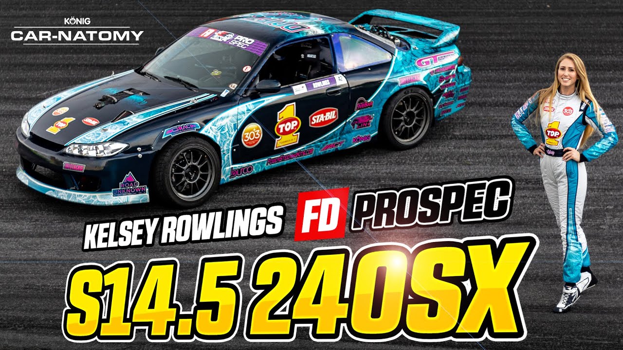 Kelsey Rowlings gives us a tour of her Formula Drift PRO SPEC Build