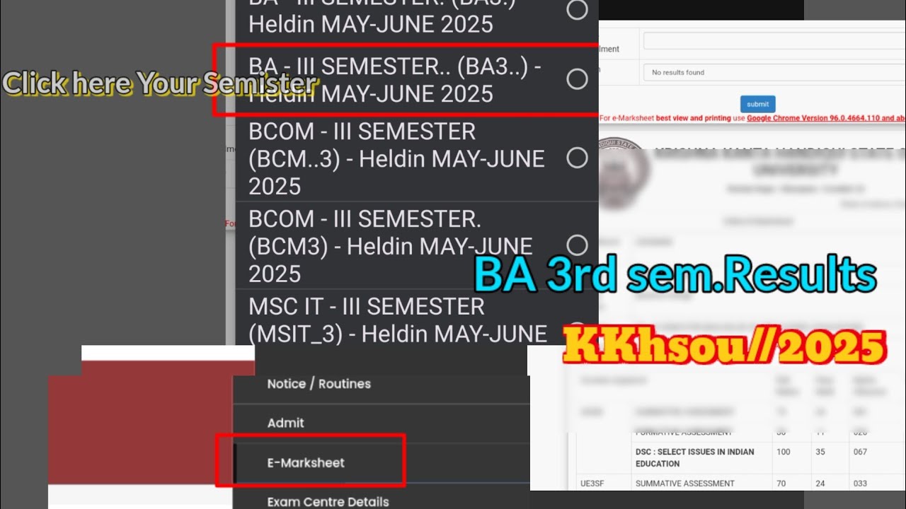 🎓 KKHSOU 3rd Semester Exam Result 2025 OUT Now! 🎓 2025