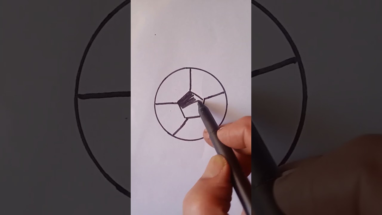 Draw A Football Easy # Shorts