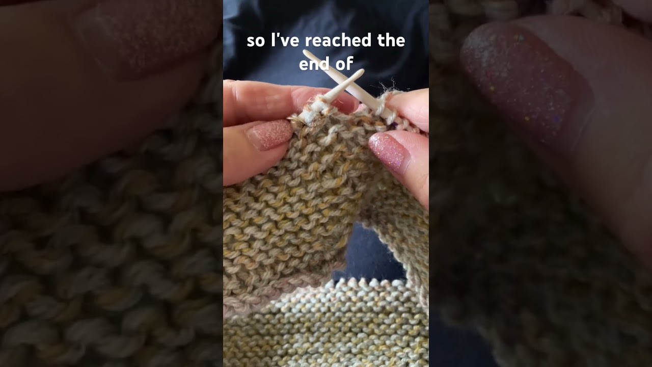 Garter Stitch on Circular Needles: 30 Days Knitting #beginnerknitting #knittingtips