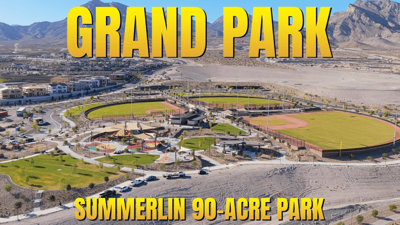 Парк Grand Park площадью 90 акров в Саммерлине, Невада!