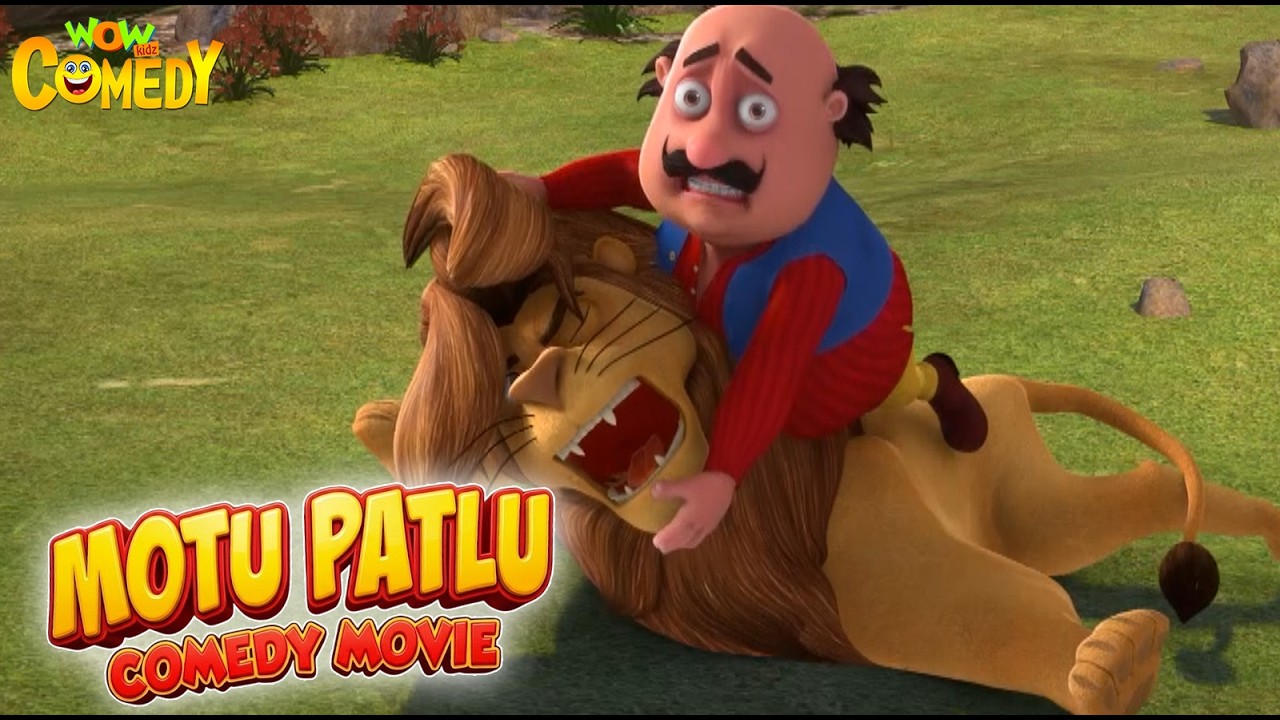 Motu Patlu vs Sher 🦁🔥| Motu Patlu Full Movie | Kids Animated Movies | WowKidz Comedy