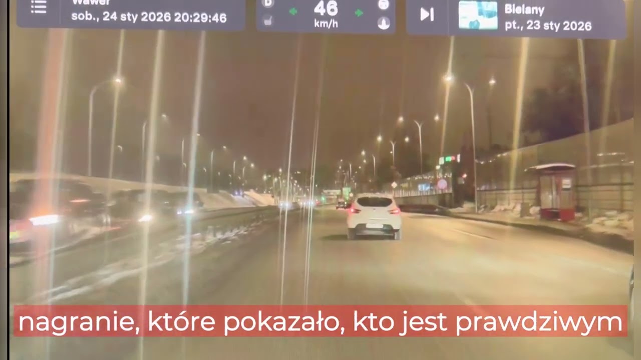 Gdyby nie kamera w Tesli niewinny kierowca zostałby skazany!