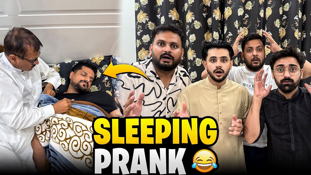 Sleeping Prank With Naqash Bhai || Funniest Prank You Have Ever Seen🤣