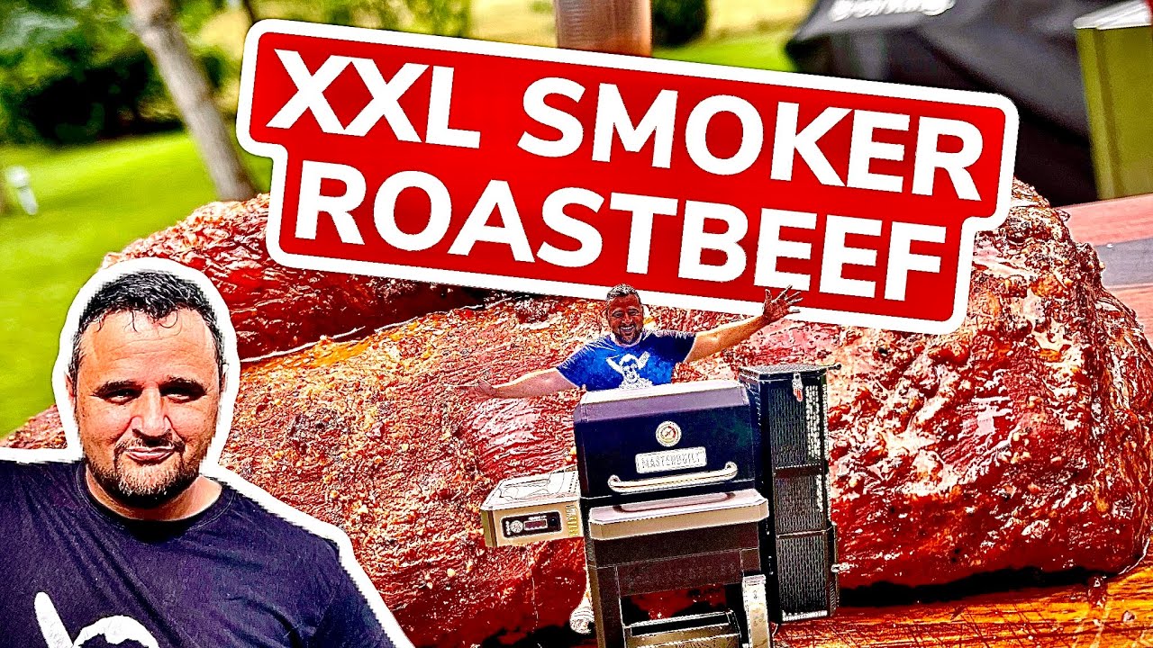 BBQ PFEFFER ROASTBEEF vom SMOKER grillen --- Klaus grillt