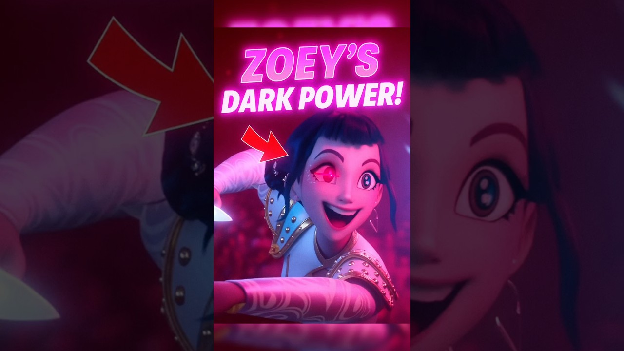 Zoey&rsquo;s Eyes Reveal a Dark Secret in K-Pop Demon Hunters? 👀🔥