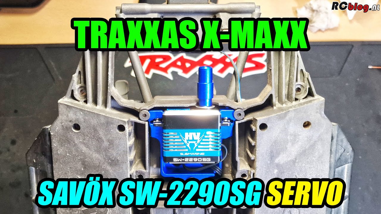 Savöx SW-2290SG Brushless Servo in Traxxas X-MAXX
