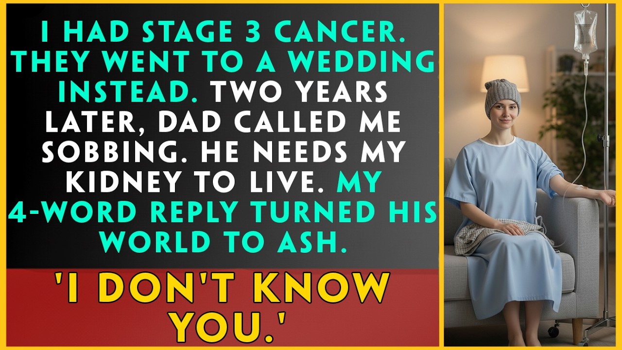 My Family Chose a Wedding Over My Cancer—Now Dad Is Begging for Mercy | Revenge Story