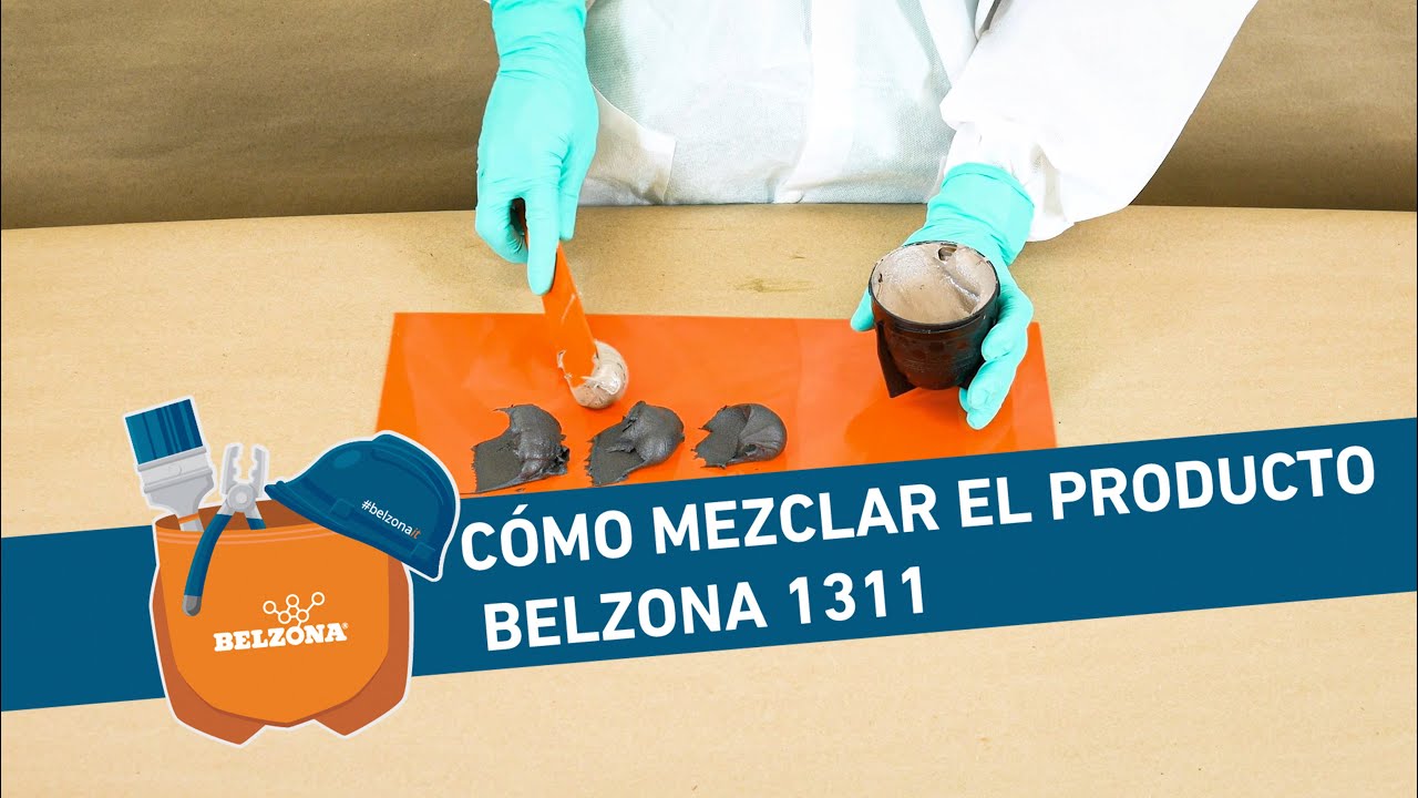 Cómo mezclar el producto Belzona 1311