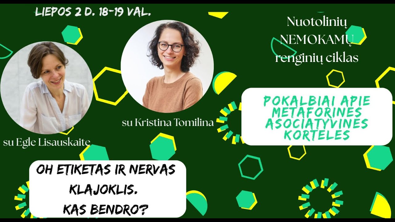 OH Etiketas ir nervas klajoklis. Kas bendro?