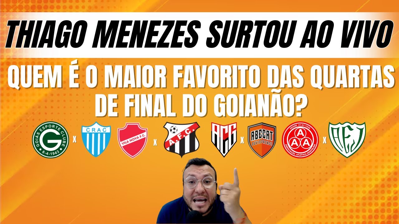 Feras fazem debate quente, e escolhem maior favorito das quartas de final do Goianão