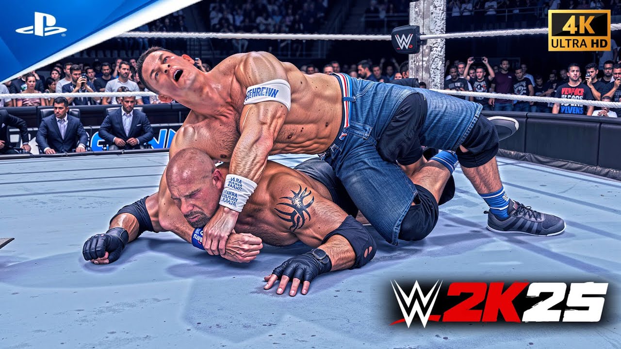 WWE 2K25: John Cena vs Goldberg – Extreme Rules Match on SmackDown 2025!
