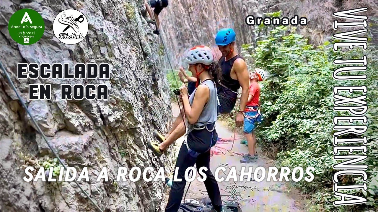Escalada Granada: Salida a roca en los Cahorros Monachil con @filoclimb
