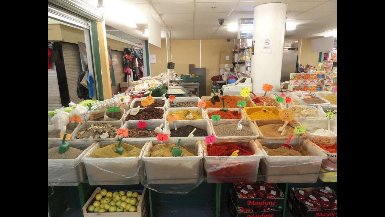 A peek inside John Street indoor market - the Oastler Shopping Centre, Bradford 4th December 2013