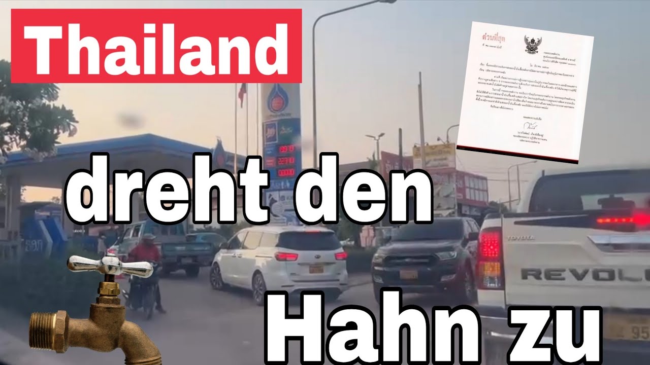 Ausnahmezustand in Laos 😓 lange Schlangen an den Tankstellen
