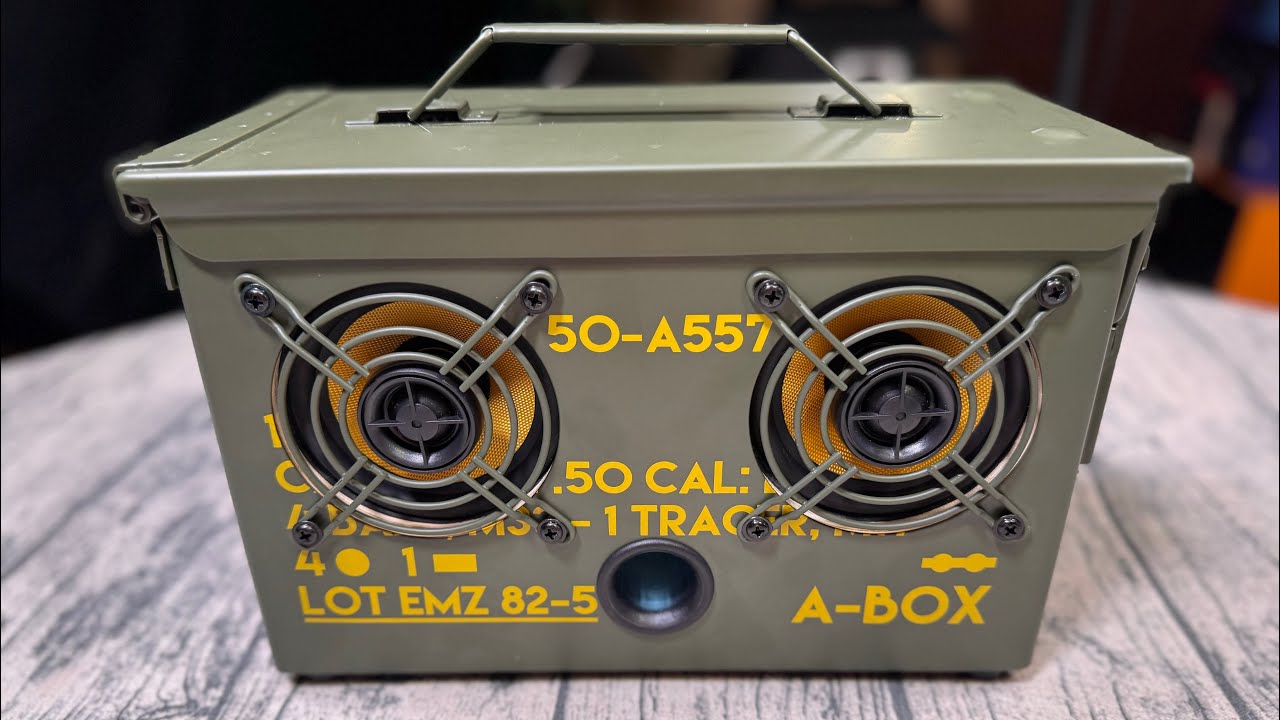 .50 CAL A-BOX  - THE ORIGINAL AMMO CAN BOOMBOX
