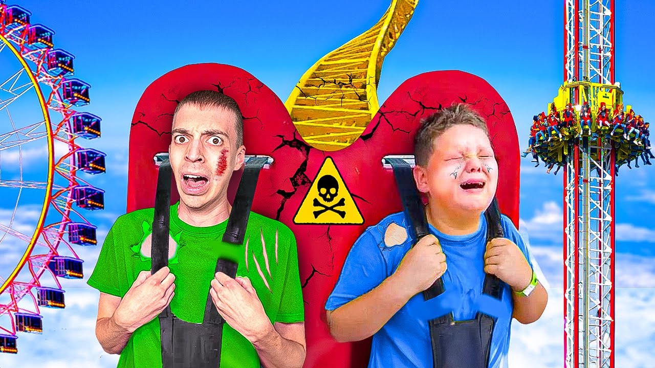 ich fahre DIE SCHLIMMSTEN ACHTERBAHNEN auf der KIRMES.. 🤮