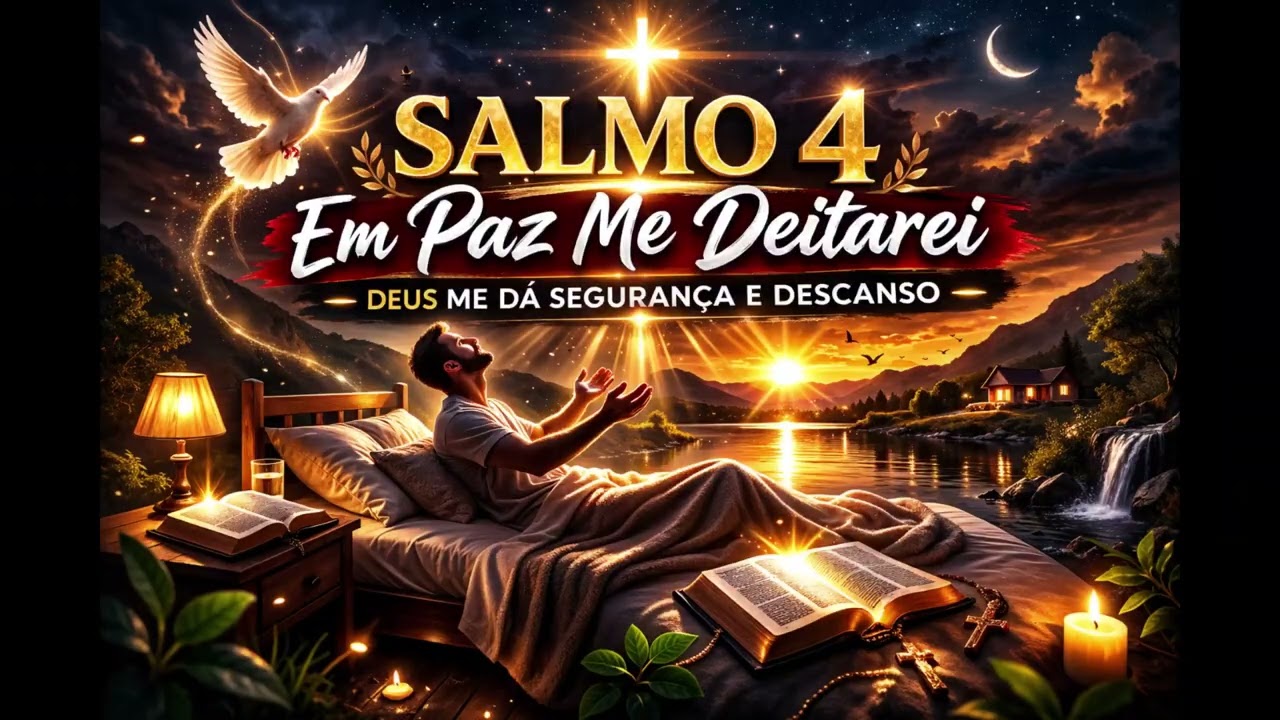 SALMO 4 CANTADO– EM PAZ ME DEITAREI | Louvor Inspirado na Palavra