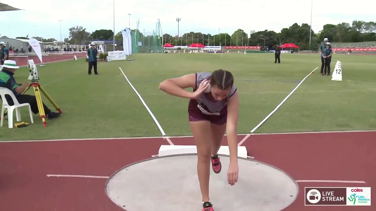 U13 Womens Shotput - Part 1 - 2018 Coles Little Athletics Championships