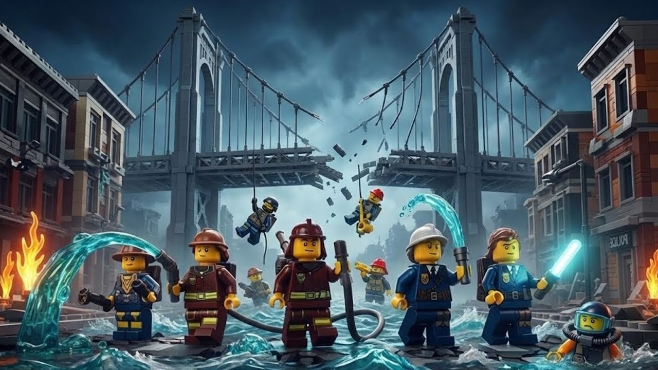 LEGO City: Bridge Collapse Rescue 🌉💥 Dream Lego