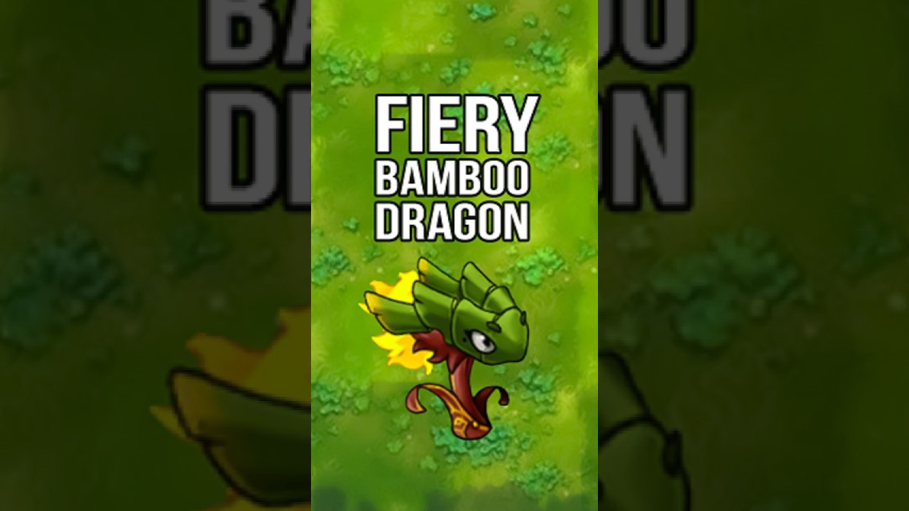 Fiery Bamboo Dragon #pvzfusion #mobilegame #plantsvszombies #pvzgame