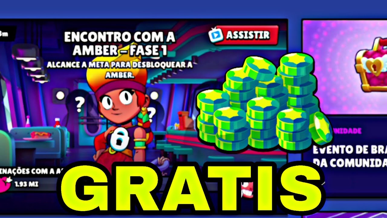 EVENTO COM BRAWLER GRATIS, GEMAS E SKIN LENDARIA NO BRAWL STARS 