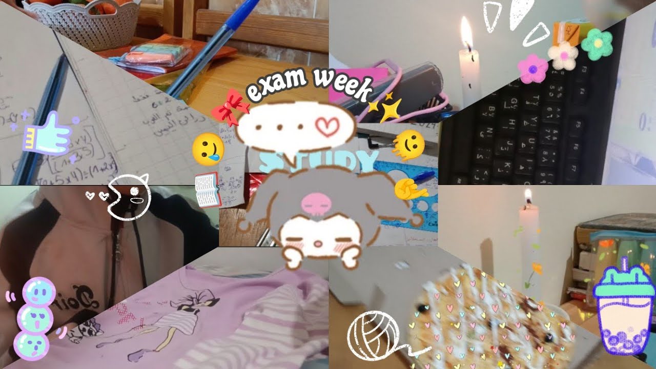 exam week🎀✨|اسبوع الاختبارات🎀✨ |دراسة 📖،قهوة ☕،اكل🍔،والكثير من الدراسة 🫠...........ـ