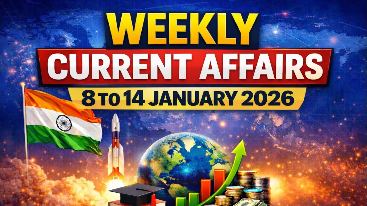 Weekly Current Affairs/ 08 to 14 January 2026/current affairs by RHP