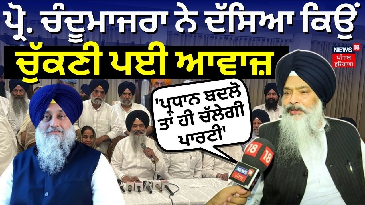 Prof. Prem Singh Chandumajra ਨੇ ਦੱਸਿਆ ਕਿਉਂ ਚੁੱਕਣੀ ਪਈ ਆਵਾਜ਼ | Sukhbir Badal |  Akali Dal | N18V
