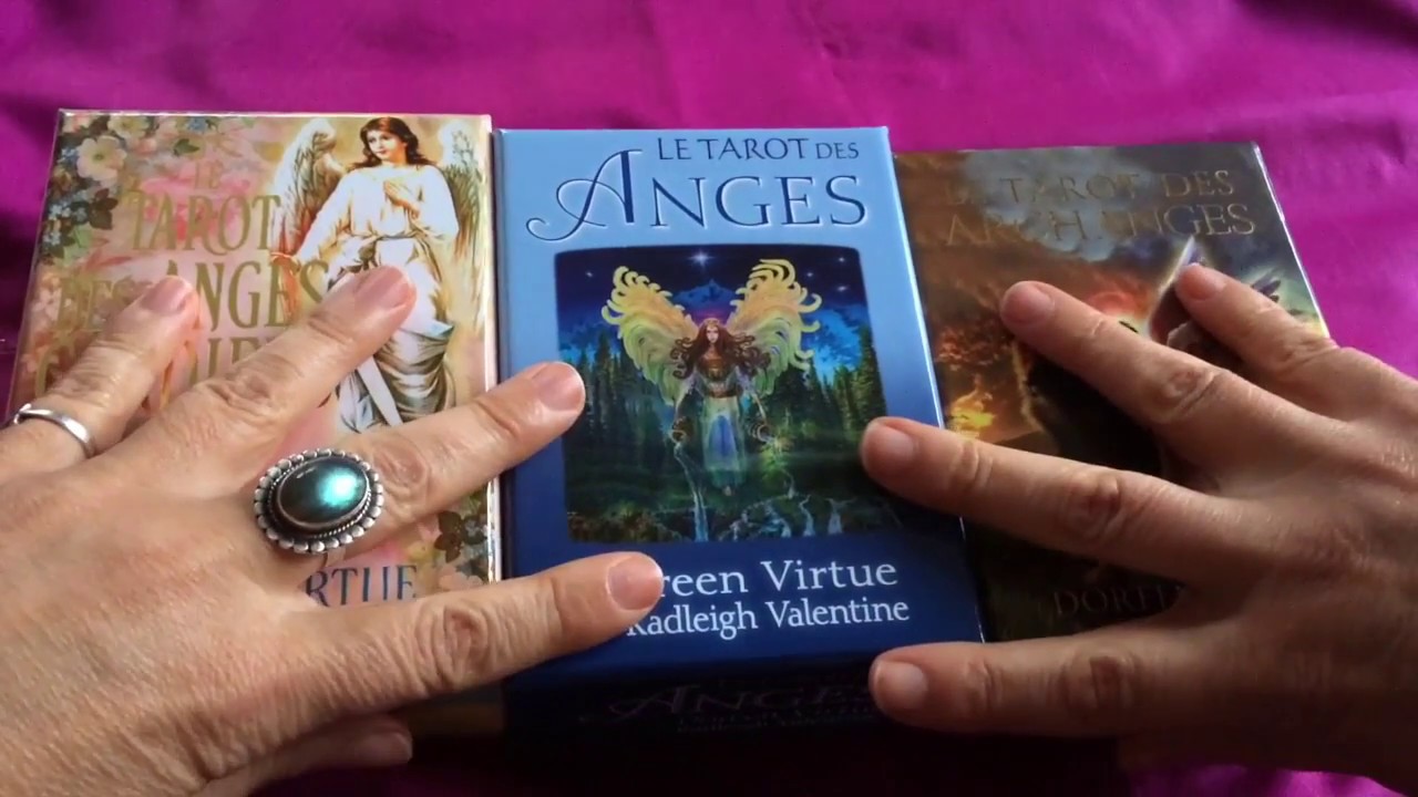 Comparaison des 3 tarots sur le th&egrave;me des Anges de Doreen Virtue (toutes les cartes)