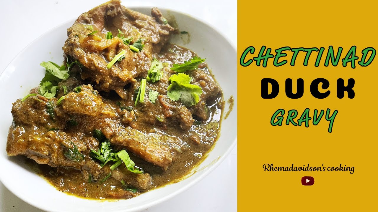 CHETTINAD DUCK GRAVY | YUMMY AND SPICY DUCK CURRY | NON VEG RECIPE