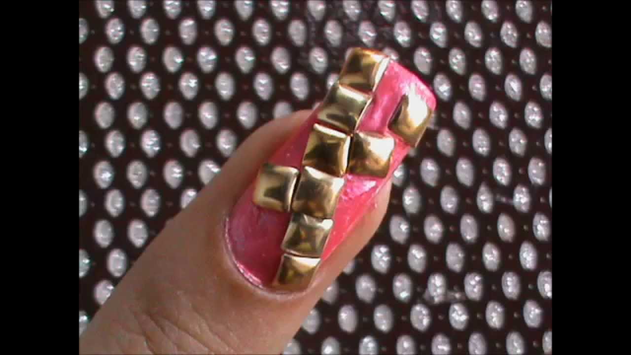 Studded Nails ✦ Studs Nail Designs