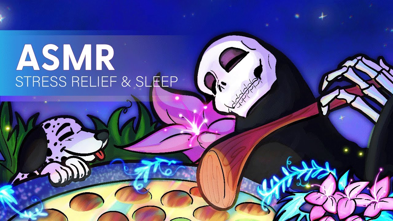 Deep Sleep ASMR | Soft Whispers & Wooden Sounds &mdash; SkullChef
