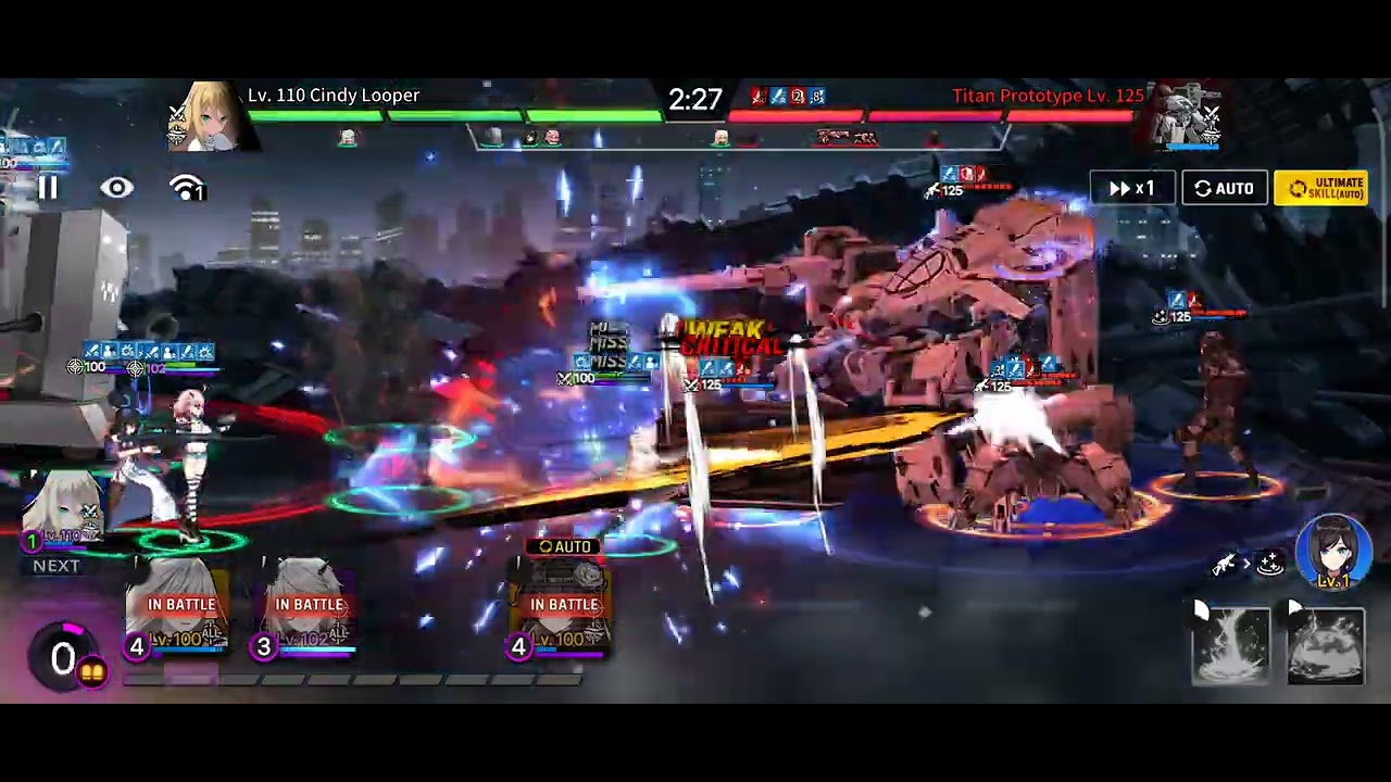 [Counter:Side Global] Challenge 4-4 | Manual | No AHilde No Veronica | 3 stars
