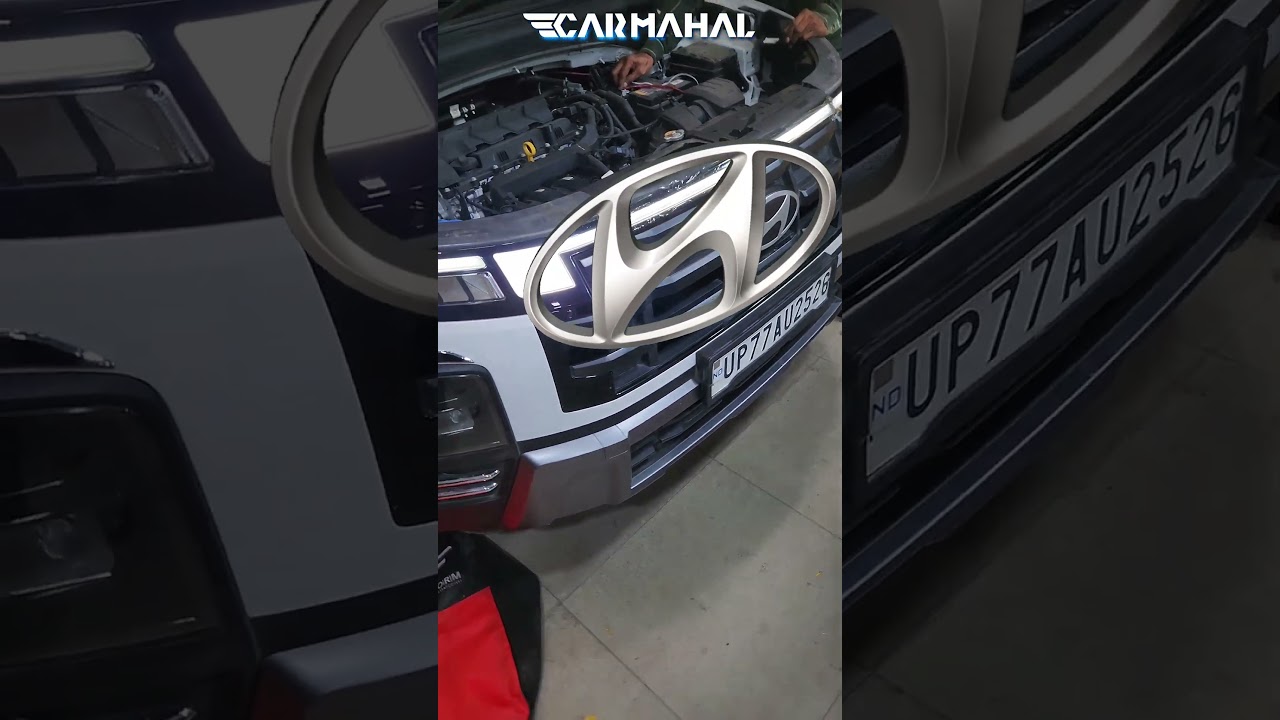 Carmahal installed the Hyundai genuine center drl in the Creta 2025 model.