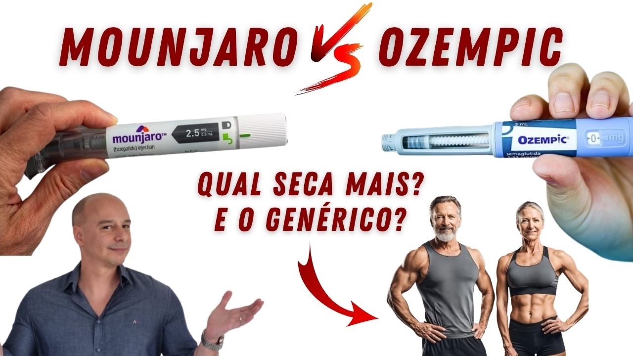 Qual Seca Mais? OZEMPIC, MOUNJARO ou BERBERINA || Dr. Moacir Rosa