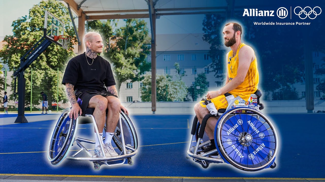 WIE funktioniert ROLLSTUHLBASKETBALL? 🦽🏀 Allianz-Talk bei Alba Berlin
