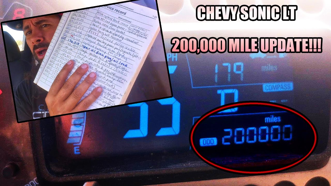 Chevy Sonic 200 000 миль! Обновление: требуется ремонт + отзыв через 200 тысяч миль! (Chevrolet S...
