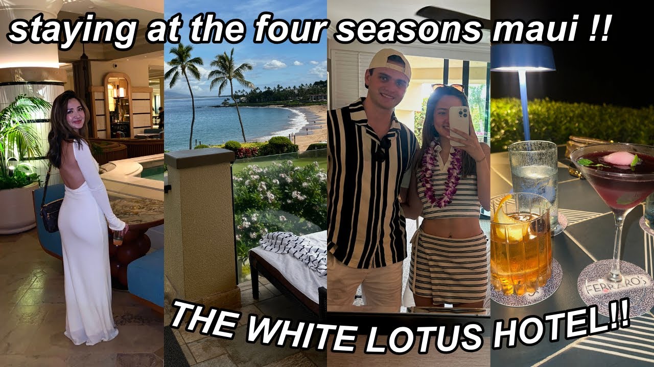 STAYING AT THE FOUR SEASONS MAUI! THE WHITE LOTUS HOTEL + FULL ROOM TOUR