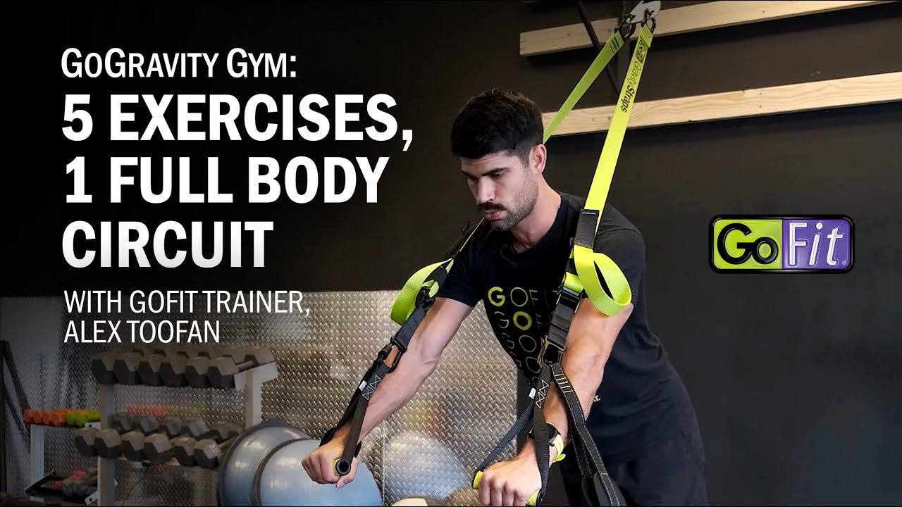 GoFit GoGravity Gym - 5 Exercises / Full Body Circuit