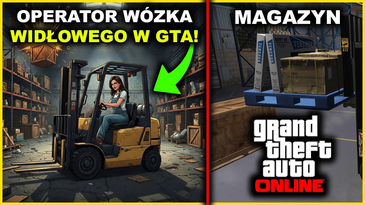 OPERATOR WÓZKA WIDŁOWEGO w GTA 5 ONLINE 📦 | Legalna praca