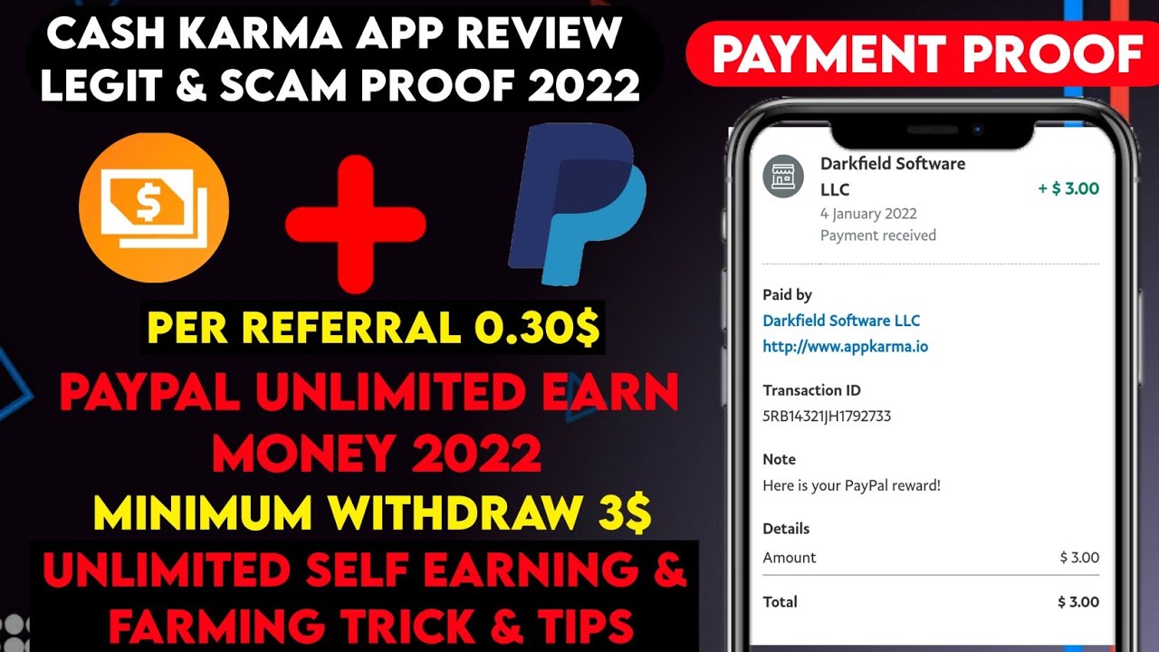 Cashkarma Legit & Scam 🔥Referral Code &hearts;️ free Google redeem Code in 2022.💵 Appkarma payment proof 3$
