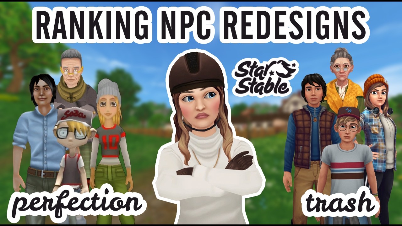 Рейтинг редизайнов NPC от ужасных до Идриса | Star Stable
