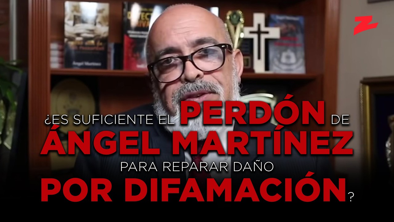 ¿Es suficiente el perdón de Ángel Martínez para reparar daño por difamación?