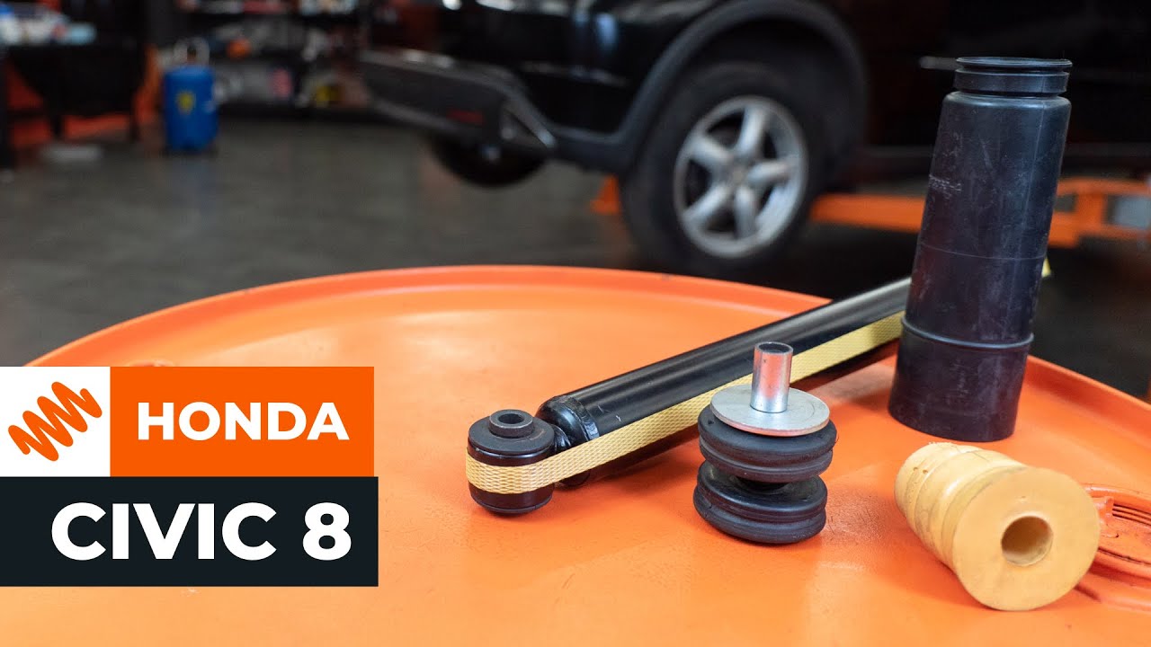 Comment remplacer un amortisseur arrière sur HONDA CIVIC 8 [TUTORIEL AUTODOC]