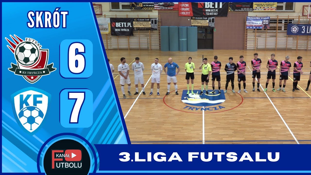 Futsal Tryńcza 6-7 KF Stal Mielec | 3. Liga Futsalu [SKRÓT]