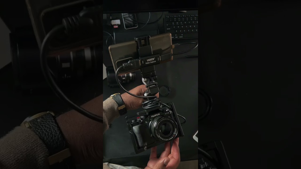 How to connect your phone as an external monitor using your XT3. #fujian  #xt3 #fuji  #fujifilm